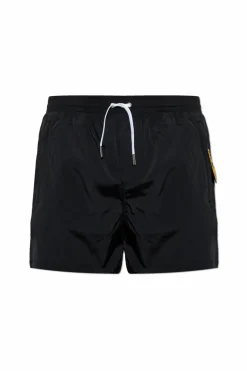 Dsquared2 BLACK Swim trunks with logo