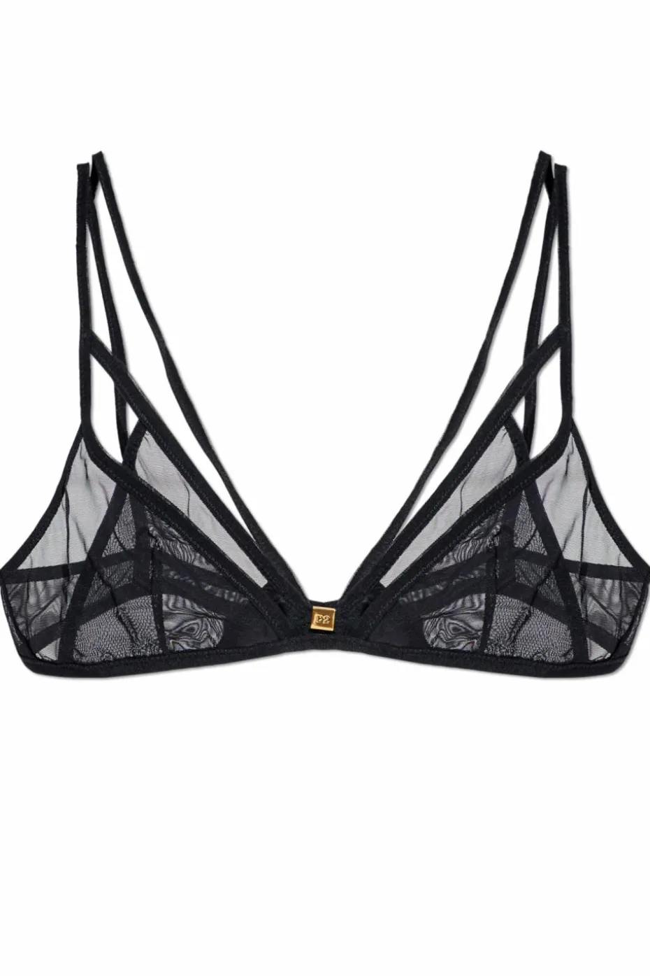 Dsquared2 BLACK Transparent bra