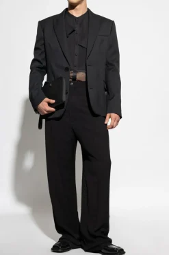 Dsquared2 BLACK Transparent shirt