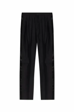 Dsquared2 BLACK Trousers with side stripes