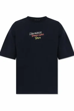 Dsquared2 BLACK T-shirt capsule 'Summer Lovers'