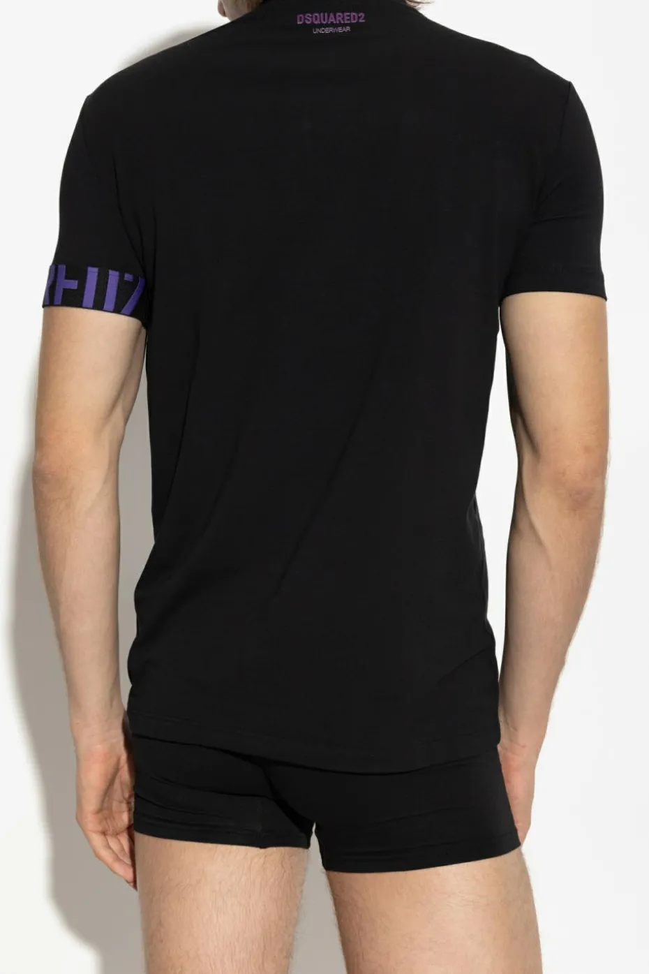 Dsquared2 BLACK T-shirt from the "Underwear" collection