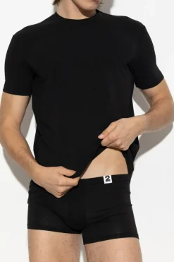 Dsquared2 BLACK T-shirt from the "Underwear" collection