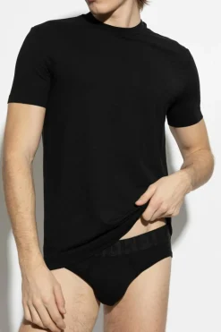 Dsquared2 BLACK T-shirt from the Underwear collection