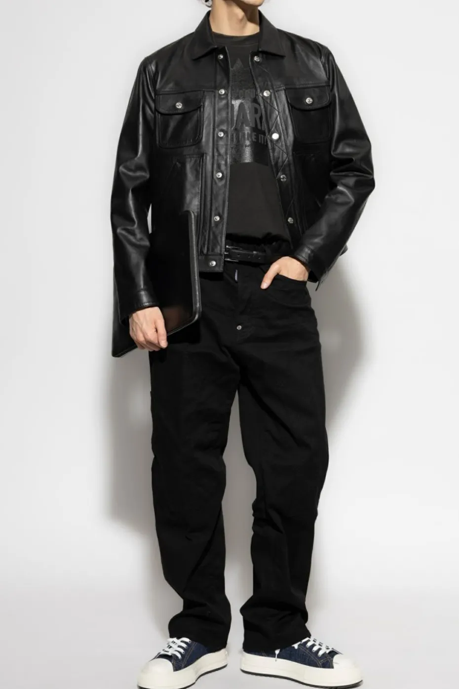 Dsquared2 BLACK T-shirt with logo