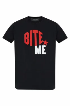 Dsquared2 BLACK T-shirt with logo