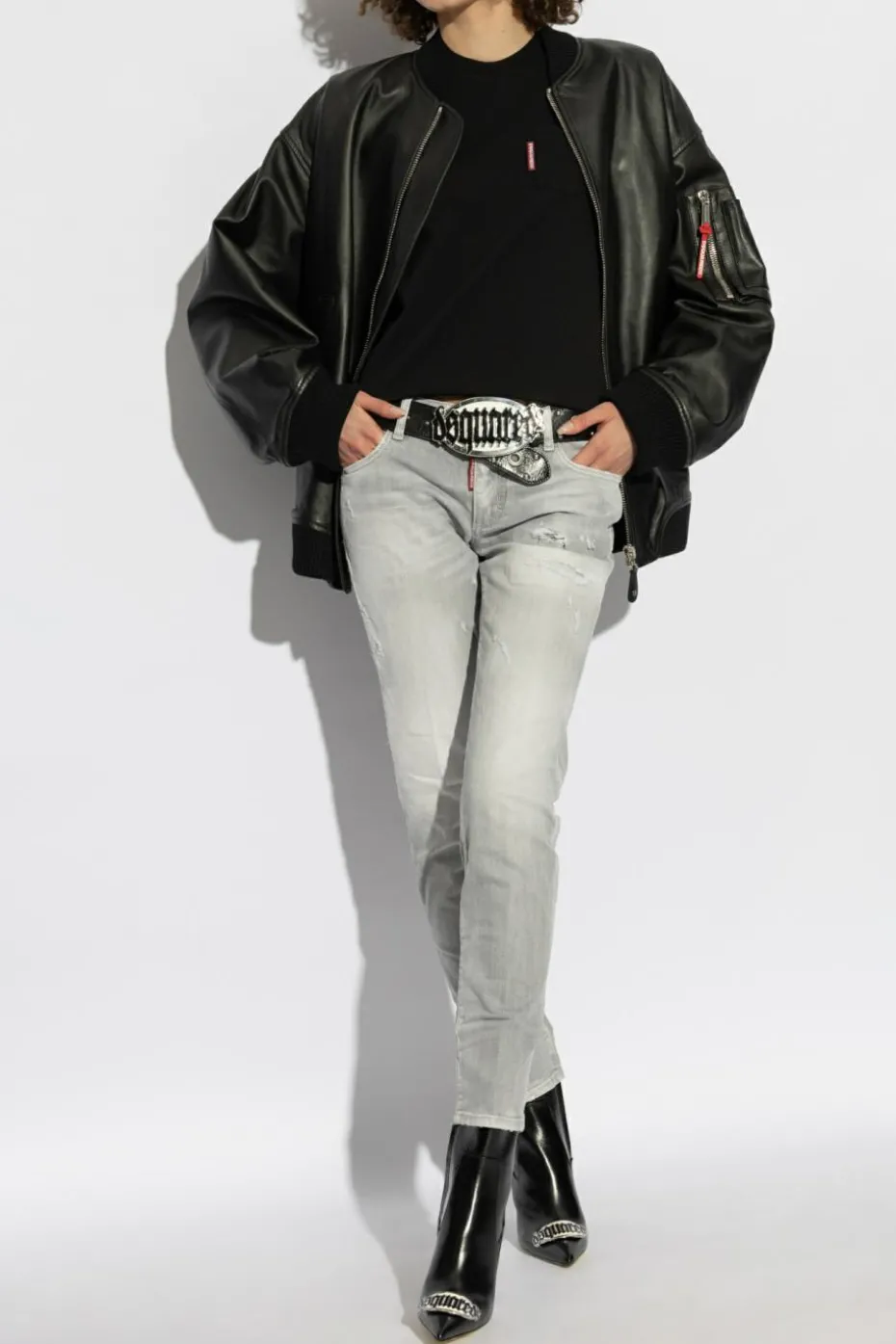 Dsquared2 BLACK T-shirt with pocket