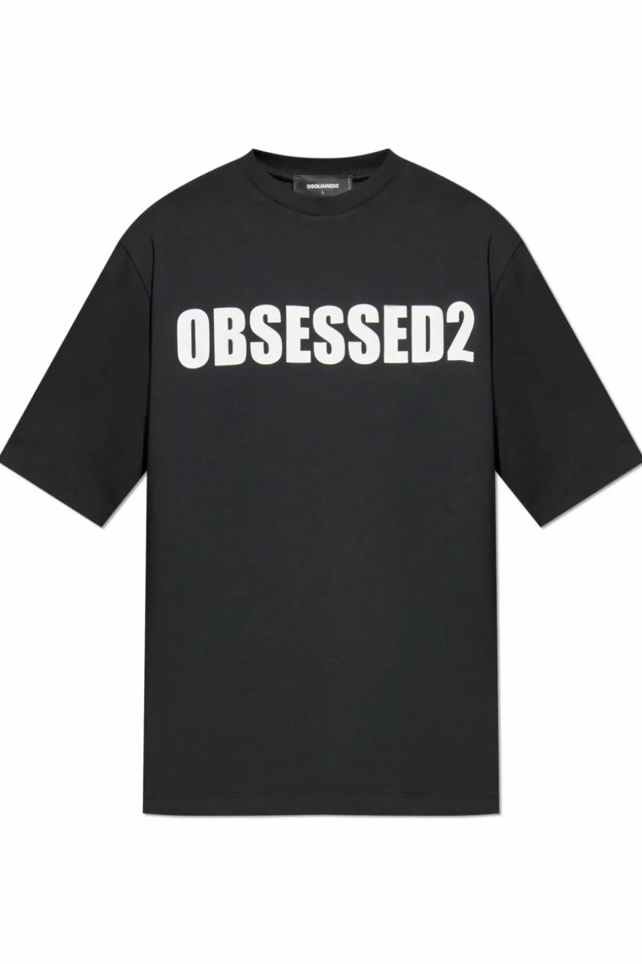 Dsquared2 BLACK T-shirt with logo