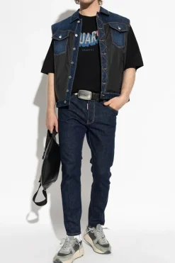 Dsquared2 BLACK T-shirt with logo