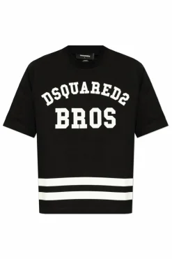 Dsquared2 BLACK T-shirt with logo