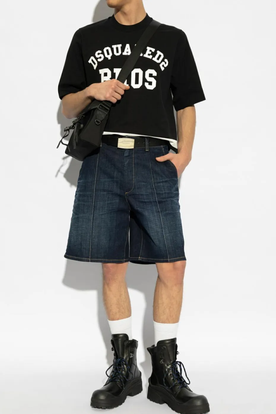 Dsquared2 BLACK T-shirt with logo