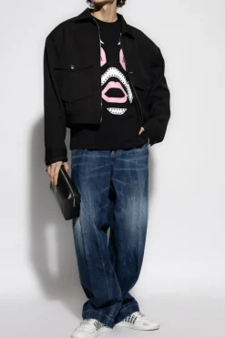 Dsquared2 BLACK T-shirt with appliqué
