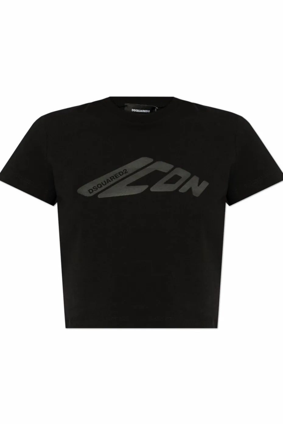 Dsquared2 BLACK T-shirt with printed logo