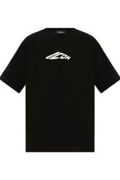 Dsquared2 BLACK T-shirt with logo
