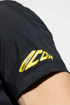Dsquared2 BLACK T-shirt with logo