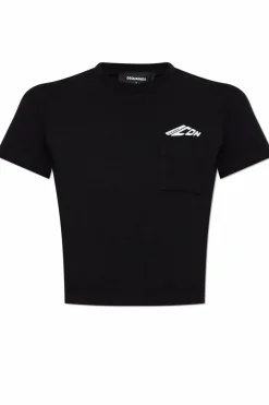 Dsquared2 BLACK T-shirt with logo