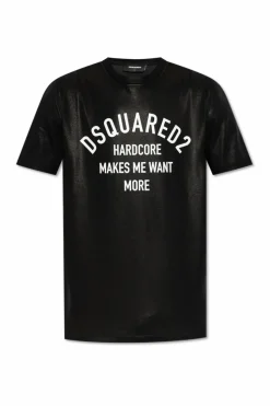 Dsquared2 BLACK T-shirt with print