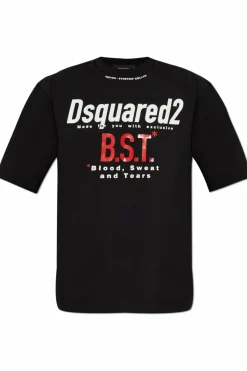Dsquared2 BLACK T-shirt with print