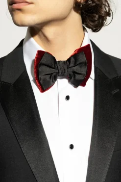 Dsquared2 BLACK Velvet bow tie