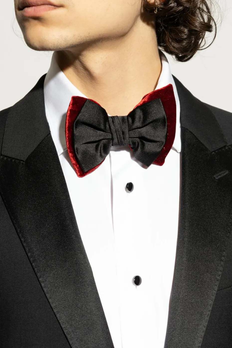 Dsquared2 BLACK Velvet bow tie