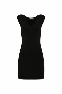 Dsquared2 BLACK V-neck dress