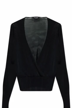 Dsquared2 BLACK V-neck pullover