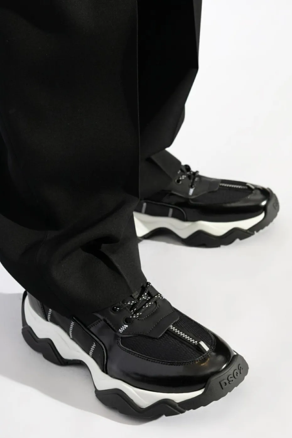 Dsquared2 BLACK Wave sneakers