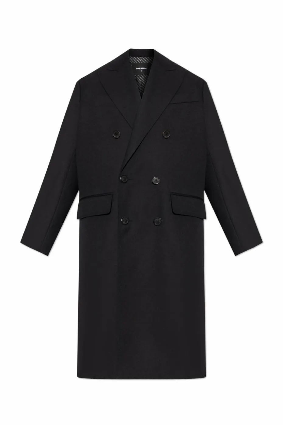 Dsquared2 BLACK Wool coat