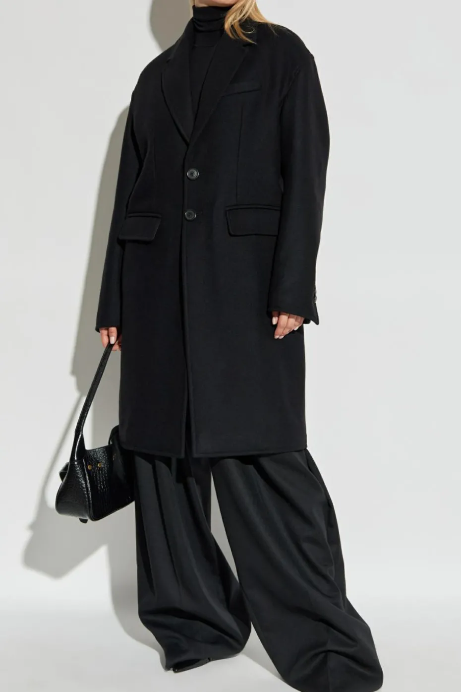 Dsquared2 BLACK Wool coat