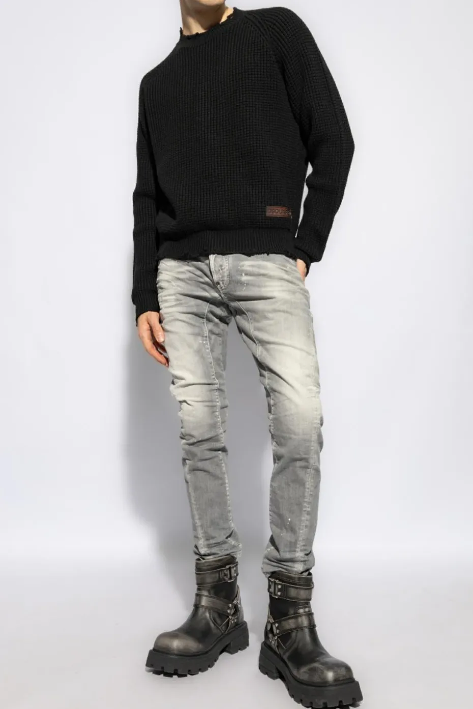 Dsquared2 BLACK Wool Sweater