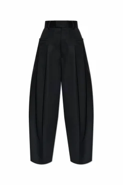 Dsquared2 BLACK Wool trousers