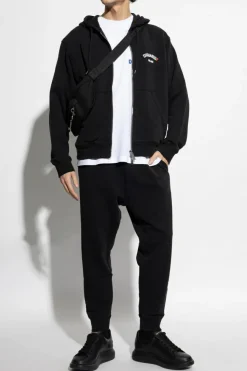 Dsquared2 BLACK Zip-up sweatshirt