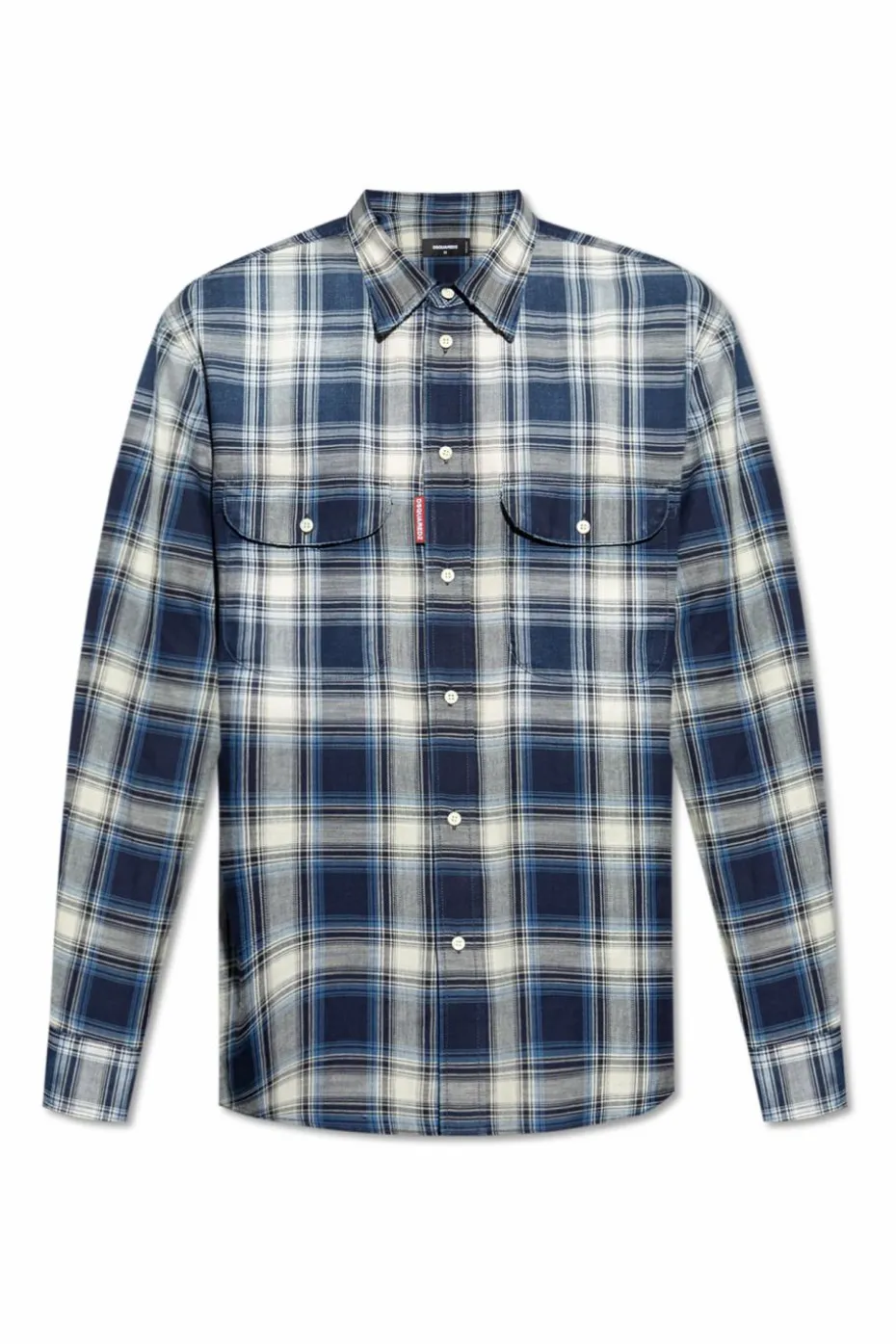 Dsquared2 BLUE Check pattern shirt