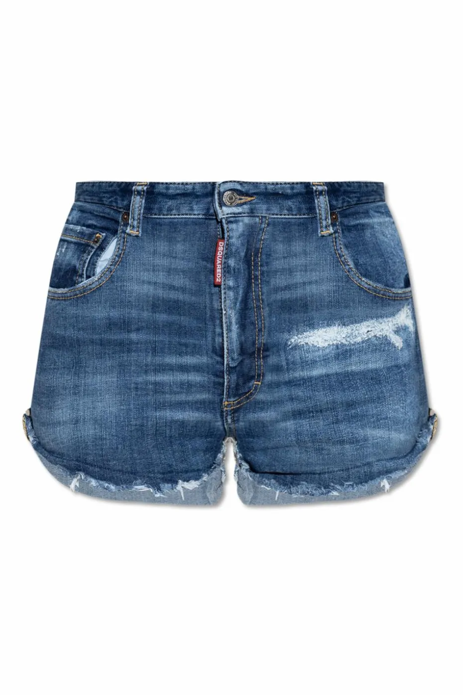 Dsquared2 BLUE High-waisted shorts