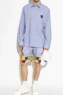 Dsquared2 BLUE Shirt capsule `Summer Lovers`