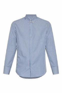 Dsquared2 BLUE Shirt with striped pattern