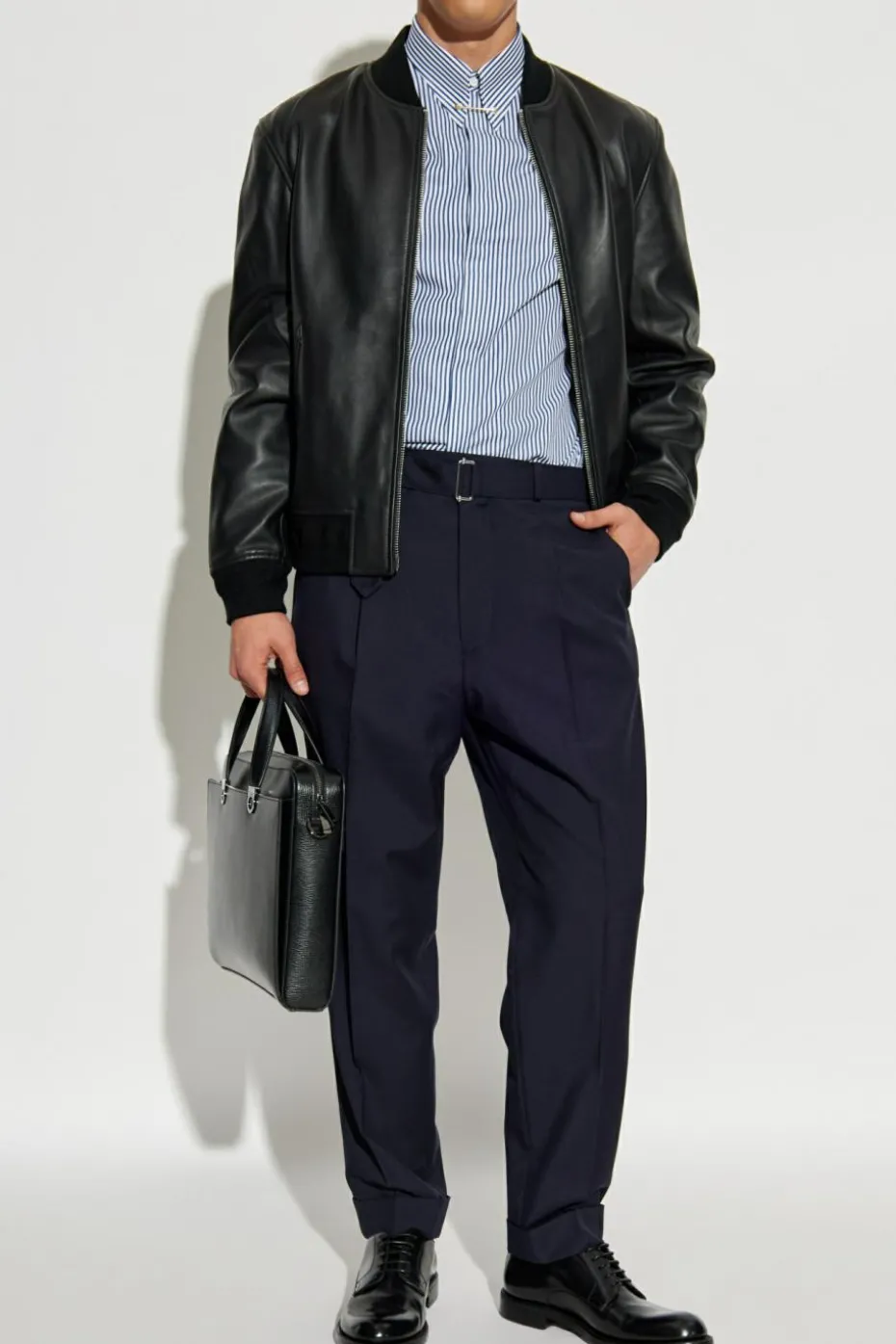 Dsquared2 BLUE Shirt with striped pattern