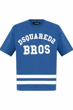 Dsquared2 BLUE T-shirt with logo