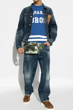 Dsquared2 BLUE T-shirt with logo