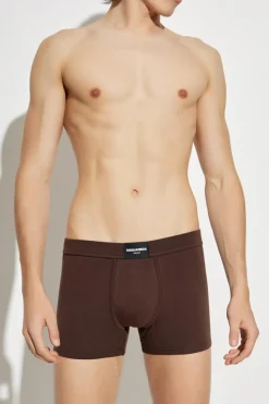 Dsquared2 BROWN Boxers with logo