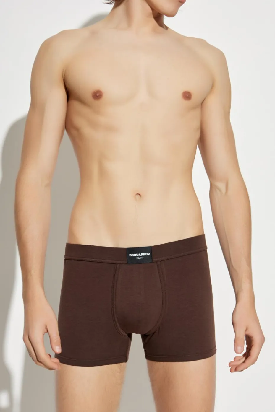 Dsquared2 BROWN Boxers with logo