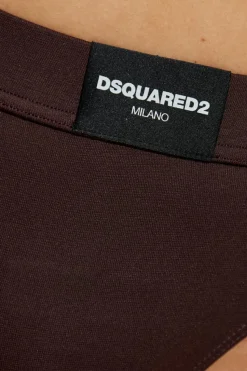 Dsquared2 BROWN Briefs with logo