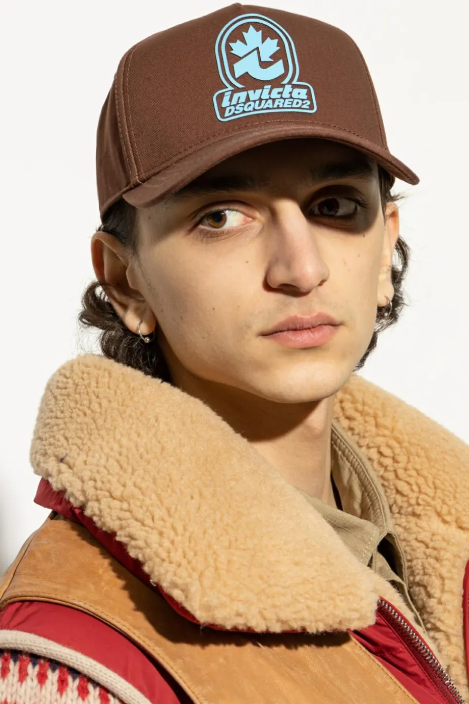 Dsquared2 BROWN Capsule hat 'Invicta'