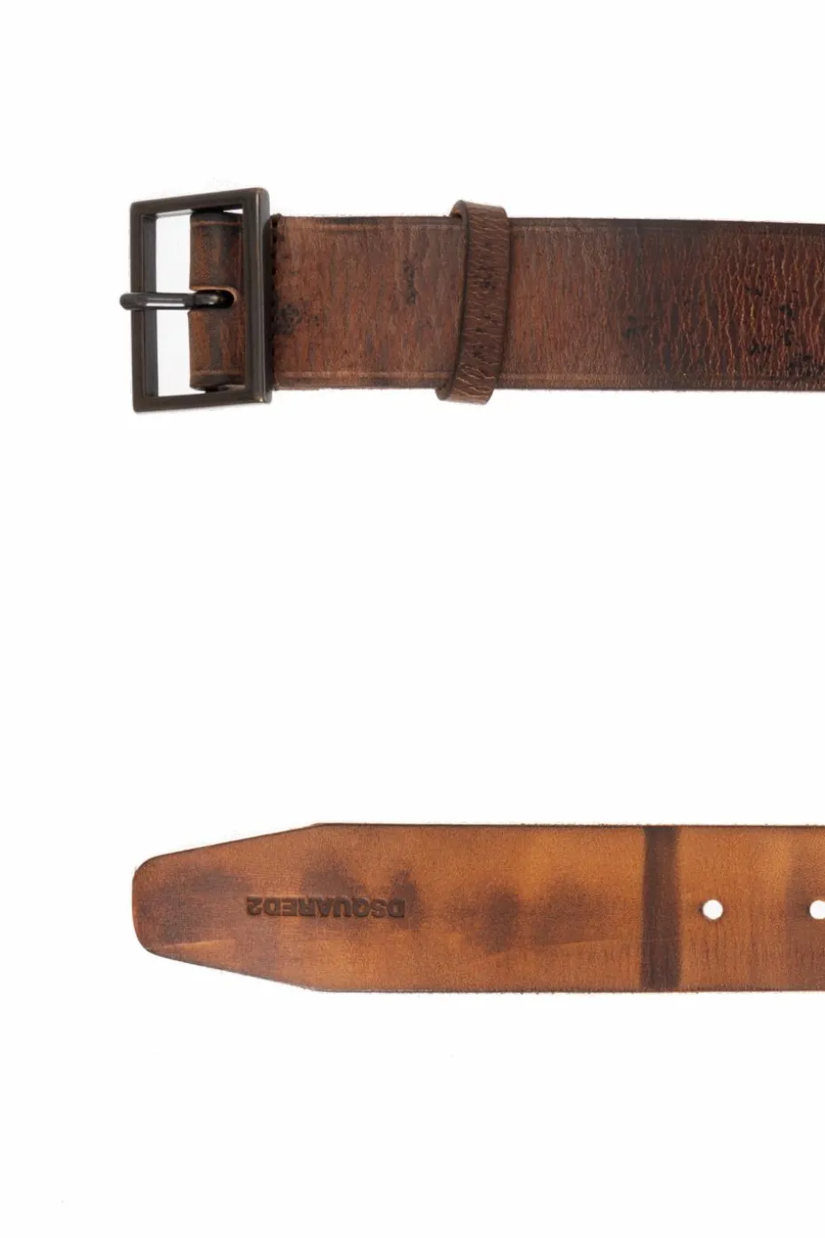 Dsquared2 BROWN Leather belt