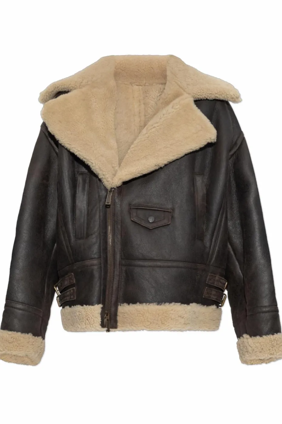 Dsquared2 BROWN Leather jacket