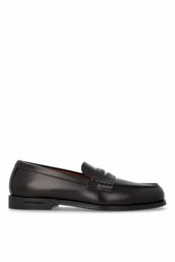 Dsquared2 BROWN Leather loafers