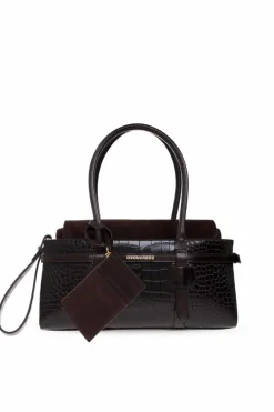 Dsquared2 BROWN Shoulder bag `Twin`