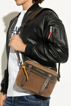 Dsquared2 BROWN Shoulder bag with logo