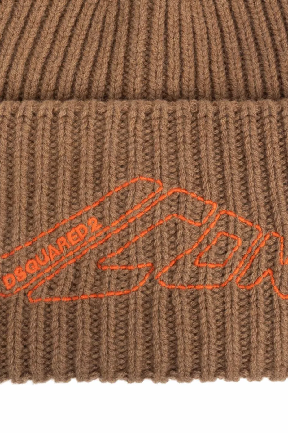 Dsquared2 BROWN Wool beanie