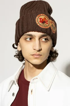 Dsquared2 BROWN Wool beanie
